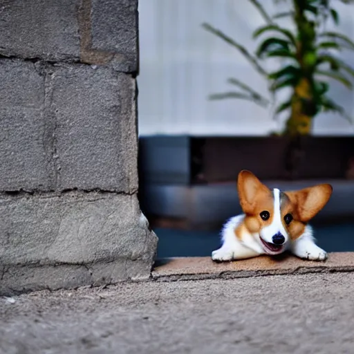 Image similar to robot corgi