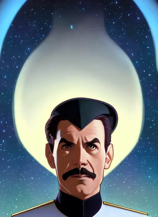 Image similar to cute star trek officer borat, natural lighting, path traced, highly detailed, high quality, digital painting, by don bluth and ross tran and studio ghibli and alphonse mucha, artgerm