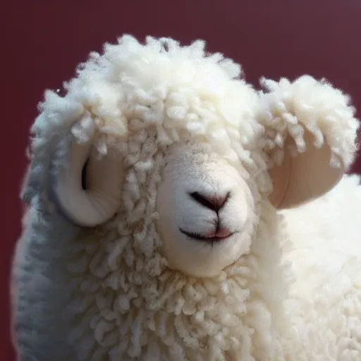Prompt: fluffiest sheep, trending on deviantart