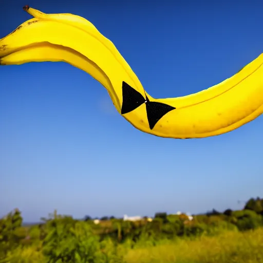 Image similar to picture of a flying banana, 4 k, photography