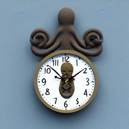 Image similar to octopus clock