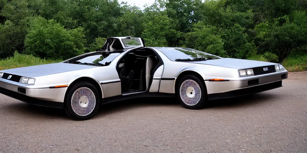 Image similar to early 2000s DeLorean