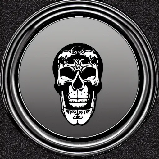 Image similar to skull bafshar, petros death emblem