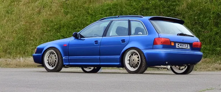 Image similar to Beater Denim Blue Audi A4 B6 Avant (2002), created by Barclay Shaw