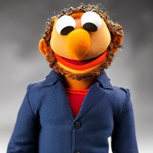 Prompt: henry cavill as a muppet, photograph