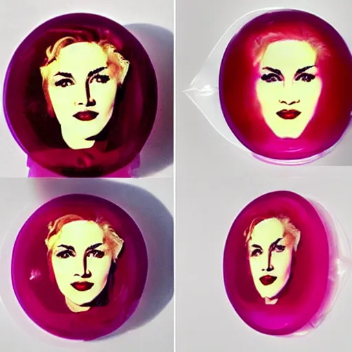 Image similar to madonna made from jello