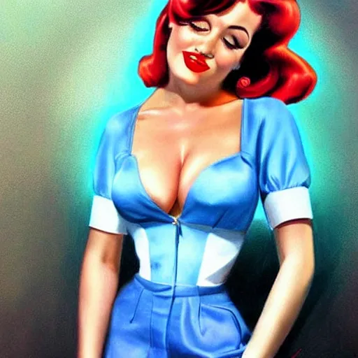 Prompt: pin-up art ultrarealistic