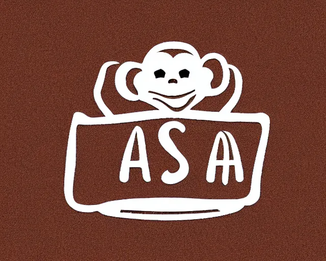 Prompt: A logo for a fast food chain that sells lasagna for monkeys