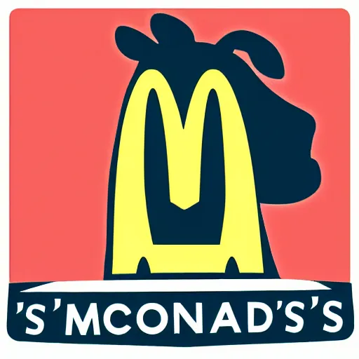 Image similar to mcdonald's logo but with capybara