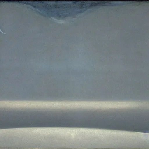 Image similar to the abstract painting'arctic void ', by caspar david friedrich!!!, by rothko!!!