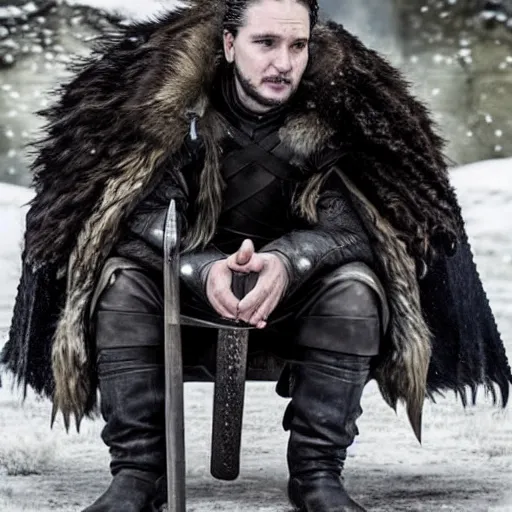 Image similar to donald trump as jon snow in game of thrones