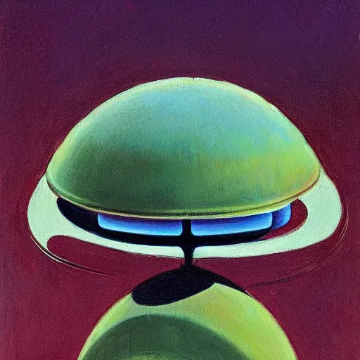 Image similar to alien by wayne thiebaud