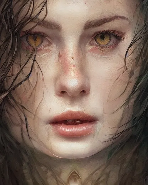 Image similar to portrait beautiful real woman as miloska venerahyper realistic face, beautiful eyes, fantasy art, in the style of greg rutkowski, intricate, hyper detailed, smooth