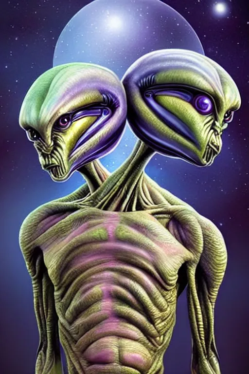 Image similar to hyper realistic aliens