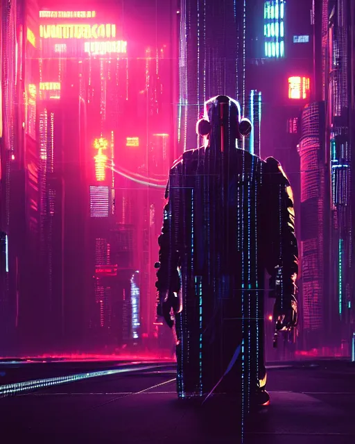 Image similar to film still of a monster, cyberpunk 4 k ultra detailed