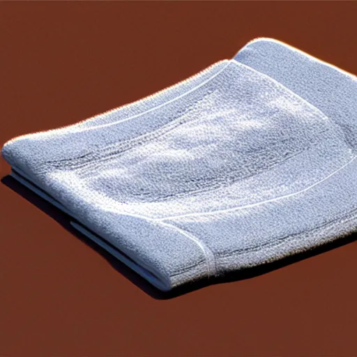 Prompt: “A towel that is also a phone, Photorealistic 3D Rendering”