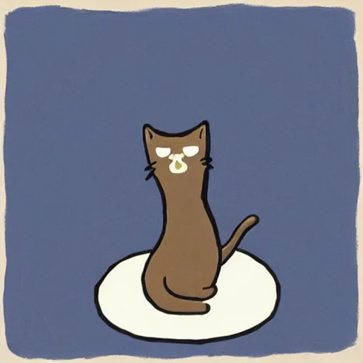 Image similar to cute cat playing by jean jullien