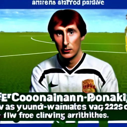 Image similar to Screenshot of Steve coogans Alan partridge in Fifa 22