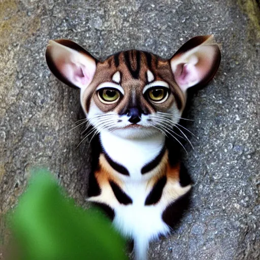 Image similar to Margay, with human ears!!!!!