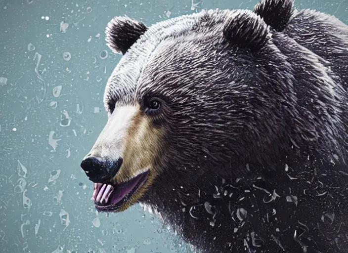 Image similar to splashart of confused bear