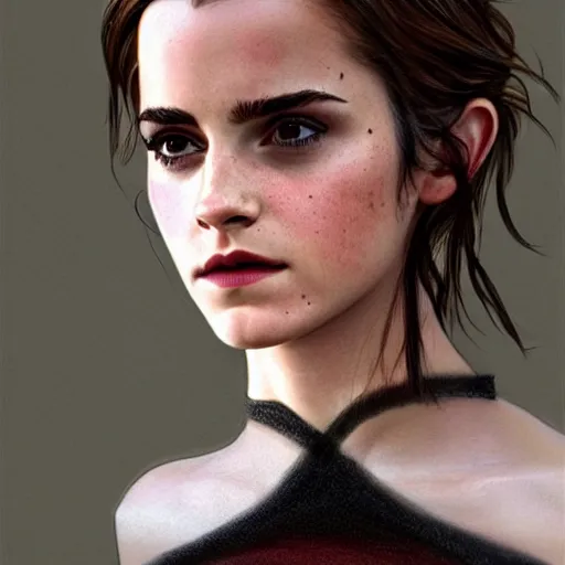 Image similar to emma watson -photograph of a real life god from heaven, lifelike, super highly detailed, professional digital painting, artstation, concept art, Unreal Engine 5, Photorealism, HD quality, 8k resolution, cinema 4d, 3D, beautiful, cinematic, art by artgerm and greg rutkowski and alphonse mucha and loish and WLOP