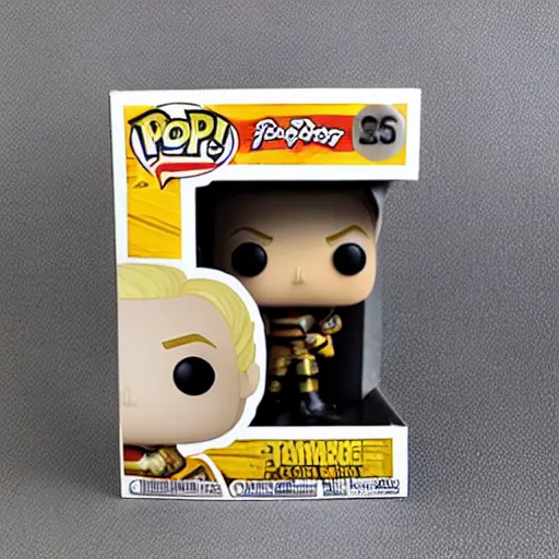 Image similar to golden funko pop, product image, ebay listing