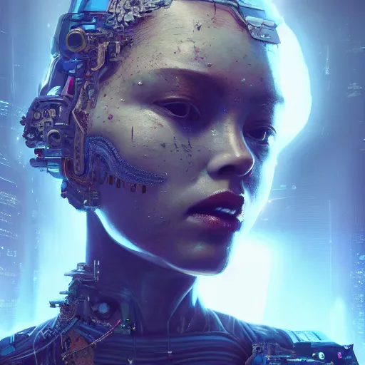 Prompt: hyperrealistic portrait of a woman monster astronaut, full body portrait, well lit, intricate abstract. cyberpunk, intricate artwork, by Tooth Wu, wlop, beeple. octane render,in the style of Jin Kagetsu, James Jean and wlop, highly detailed, sharp focus, intricate concept art, digital painting, ambient lighting, 4k, artstation