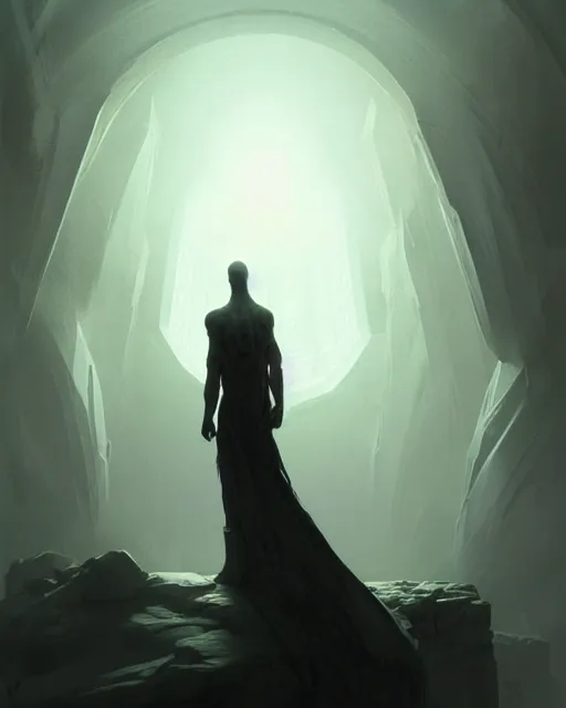Image similar to professional concept art of a ominous floating object in a dark room by artgerm and greg rutkowski ( thin white border ). an intricate, elegant, highly detailed digital painting, concept art, smooth, sharp focus, illustration, in the style of cam sykes, wayne barlowe, igor kieryluk.