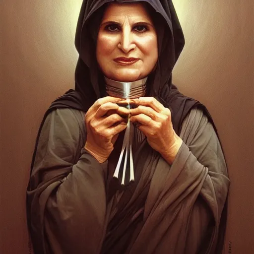 Prompt: amazing lifelike award winning pencil illustration of sister Mary Patrick Kathy najimy trending on art station artgerm Greg rutkowski alphonse mucha cinematic