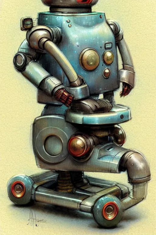 Image similar to ( ( ( ( ( 1 9 5 0 retro future robot pet. muted colors. ) ) ) ) ) by jean - baptiste monge!!!!!!!!!!!!!!!!!!!!!!!!!!!!!!