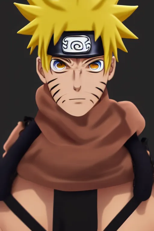 Prompt: hyperrealistic photography of Naruto Uzumaki style of Gal Yosef, full-shot, 4k, highly detailed, studio lighting, 8k, hd