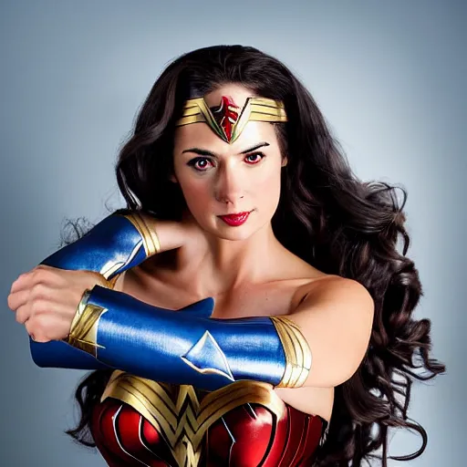 Image similar to wonderwoman, photograph by peter kemp