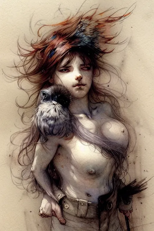 Image similar to (((((2050s Johnn 5 . muted colors.))))) by Jean-Baptiste Monge !!!!!!!!!!!!!!!!!!!!!!!!!!!