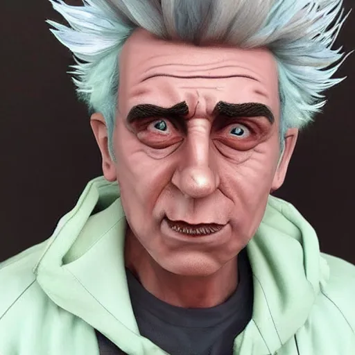 Image similar to Rick Sanchez as a real person 4k detailed super realistic