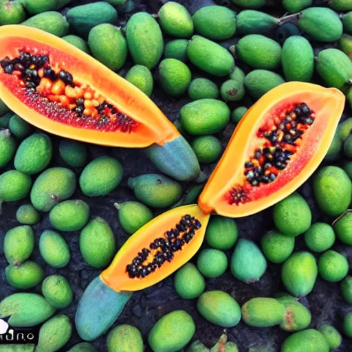 Image similar to papaya smurf