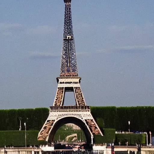 Image similar to broken eiffel tower