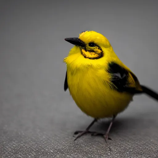 Prompt: Tweetie, XF IQ4, f/1.4, ISO 200, 1/160s, 8K, RAW, unedited, symmetrical balance, in-frame, sharpened