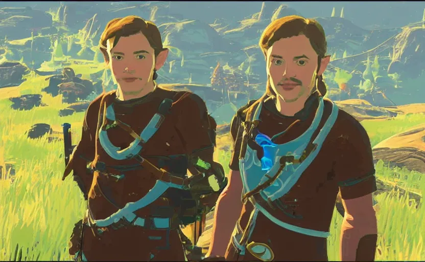 Image similar to Elon Musk in Breath of the Wild