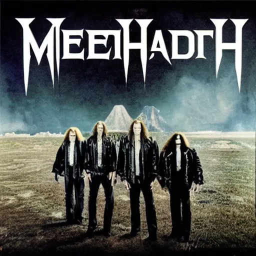 Prompt: Megadeth, album cover,