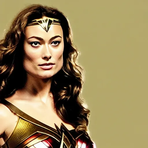 Prompt: Olivia Wilde as Wonder Woman