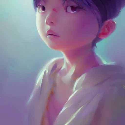 Image similar to beautiful huggy-wuggy from poppy-playtime the video game, digital painting by Hiyao Miyazaki, Studio Ghibli, Yanjun Cheng, portrait, cinematic lighting, highly detailed, concept art, Atmosphere, illustration, smooth, sharp focus, editor's pickup, trending on artstation, trending on deviantart