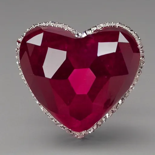 Image similar to a crystal heart vvs diamond ruby heart filled with blood flowing through wire veins crystal heart