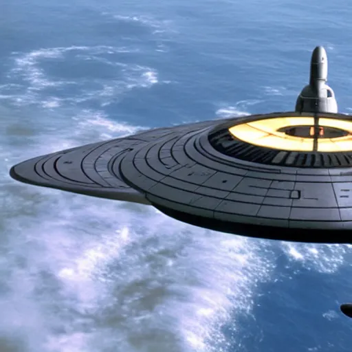 Prompt: uss enterprise ncc-1701