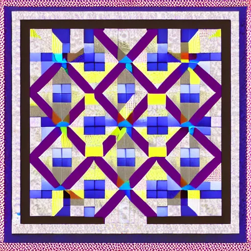 Image similar to 2 d vector quilt pattern block concept