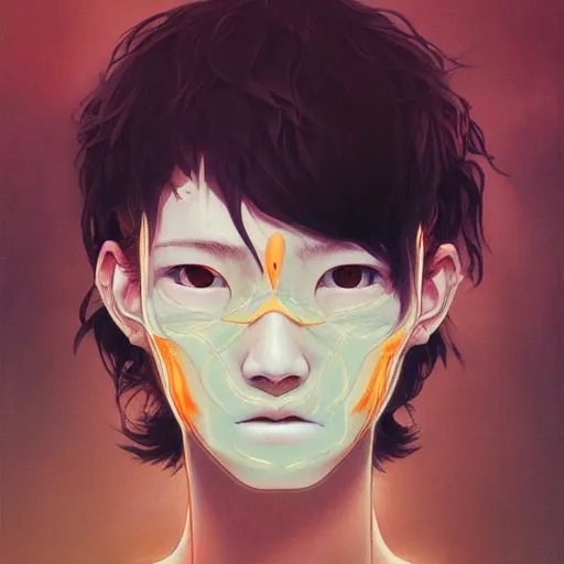 Image similar to citizen portrait soft light painted by james jean and tooth woo, inspired by cowboy bebop anime, smooth face feature, intricate oil painting, high detail illustration, sharp high detail, manga and anime 1 9 9 9