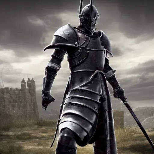 Prompt: Saul Goodman as a gigantic knight in Dark Souls, Unreal Engine, 8k, dramatic lighting, professional render