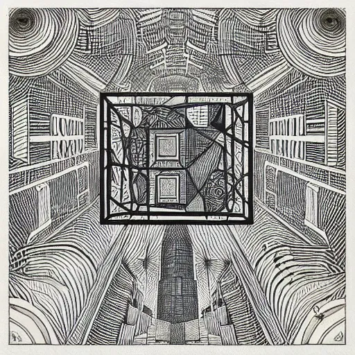 Image similar to “geometrically surreal cube town, extremely high detail, photorealistic, intricate drawings, dotart, album art in the style of James Jean”