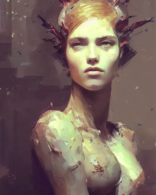 Image similar to beauty girl, perfect body, hyper detailed, insane details, intricate, elite, elegant, luxury, by ismail inceoglu dragan bibin hans thoma greg rutkowski alexandros pyromallis rene maritte illustrated, perfect face, fine details, realistic shaded, fine - face, pretty face