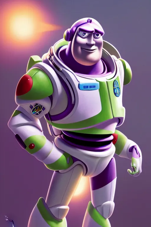 Image similar to Boris Johnson as Buzz Lightyear from Toy Story, realistic portrait, symmetrical, highly detailed, digital painting, artstation, concept art, smooth, sharp focus, illustration, cinematic lighting, art by artgerm and greg rutkowski and alphonse mucha