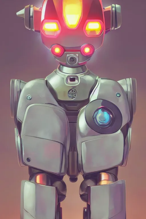 Image similar to metabots medabots medarotto medarot robot minimalist comics helmet mask neon cybereye, behance hd by jesper ejsing, by rhads, makoto shinkai and lois van baarle, ilya kuvshinov, rossdraws global illumination ray tracing hdr radiating a glowing aura